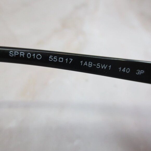 Prada SPR010 1AB-5W1 Men’s Eyeglasses – Black Full-Rim Frame Polarized 55-17-140 - Picture 3 of 5